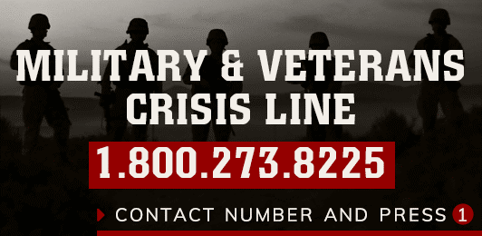 MILITARY & VETERANS CRISIS LINE BUTTON