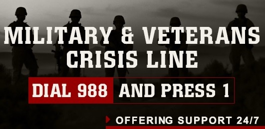 MILITARY & VETERAN CRISIS BUTTON