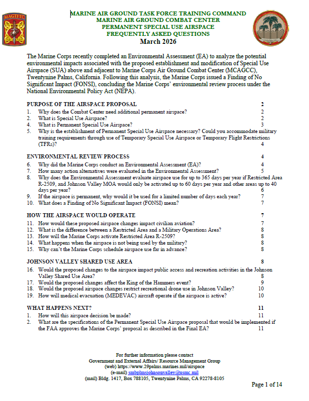 image of FAQ sheet