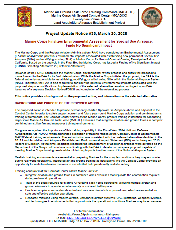 image of Project Update Notice 35