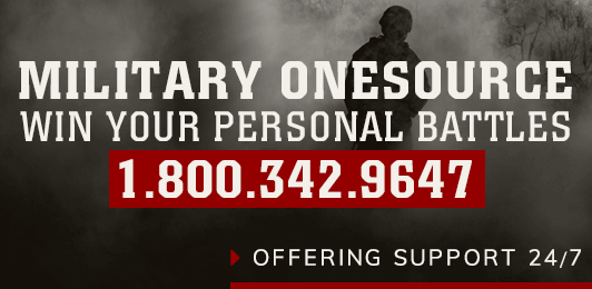 military OneSource button